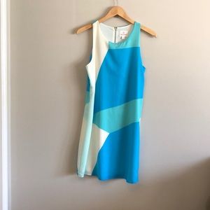 Julie Brown Geometric Pattern Dress: Size 6